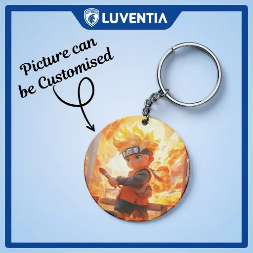 Keychain Anime - Naruto Chibi Painter