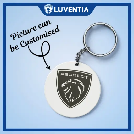Keychain Car Logo - Peugeot