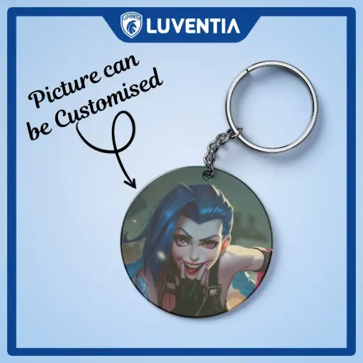 Keychain CARTOON - ARCANE -Jinx