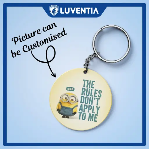 Keychain Cartoon - Minions the rules