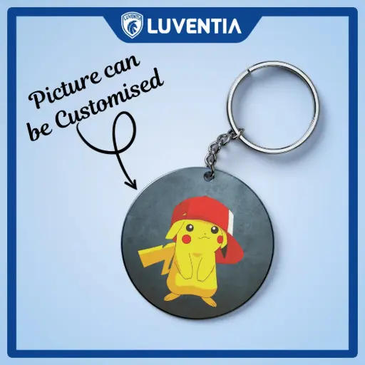 Keychain Cartoon - Pokemon Pikachu hat