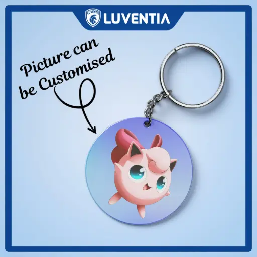 Keychain Cartoon - Pokemon Tiki Pink