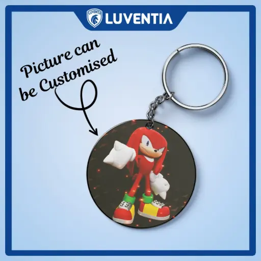 Keychain Cartoon - Sonic Knuckles