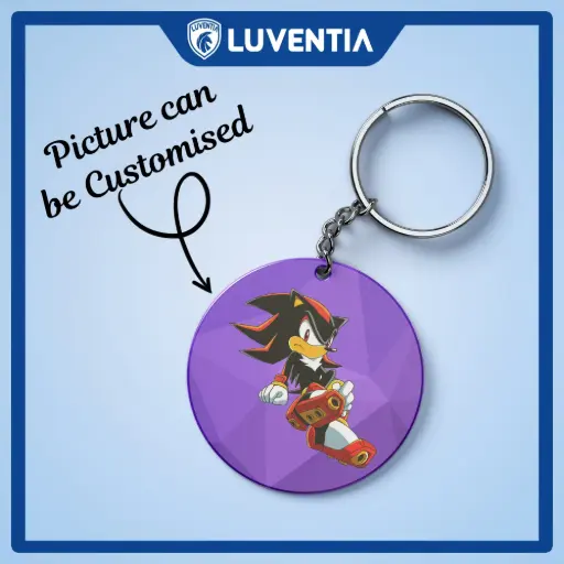 Keychain Cartoon - Sonic Shadow