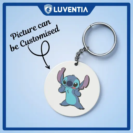 Keychain Cartoon -Stitch Tongue out