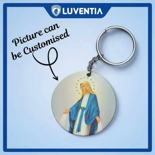 Keychain Christian - La Vierge Marie Profile