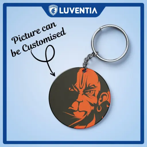 Keychain Hindu - Hanuman orange