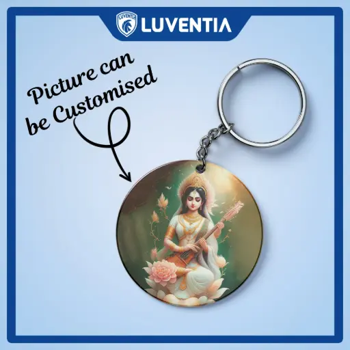 Keychain Hindu - Saraswati