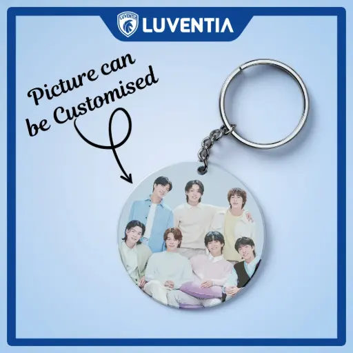Keychain K-POP - BTS Festa purple