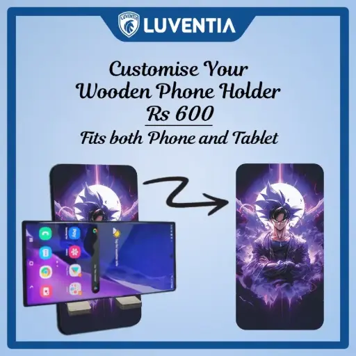 Phone Holder UV - Anime - DBZ - Dark Goku purple