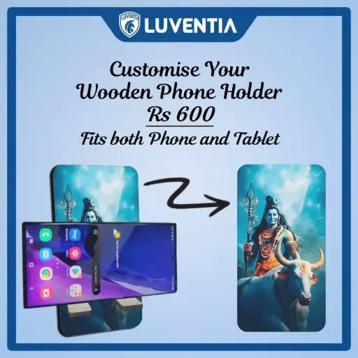 Phone Holder UV - Hindu - shiv nandi