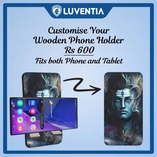 Phone Holder UV - Hindu - face shiv