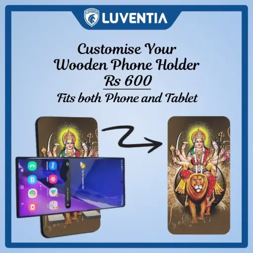 Phone Holder UV - Hindu- durga