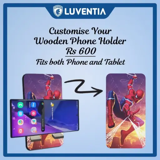 Phone Holder UV - Superhero - Spiderman web