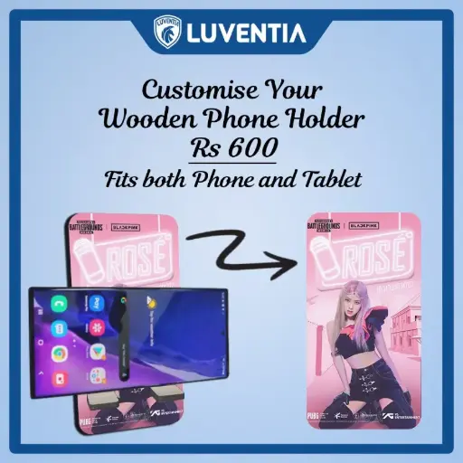 Phone Holder UV - Kpop- Blackpink Rose