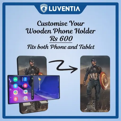 Phone Holder UV - Superhero - Captain America