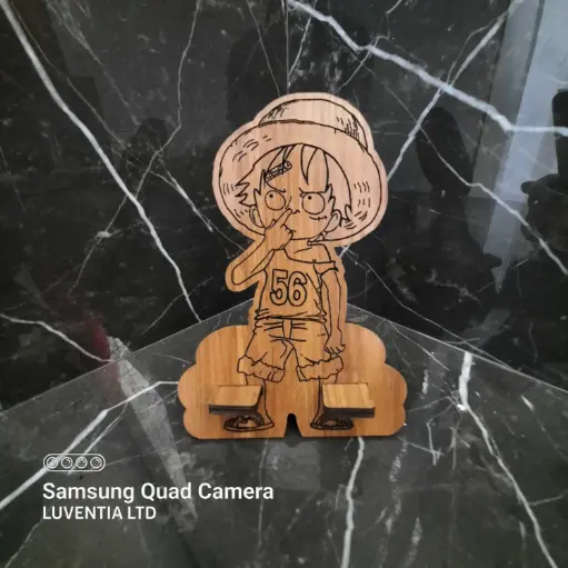 Phone Holder Engraving - Luffy Kid