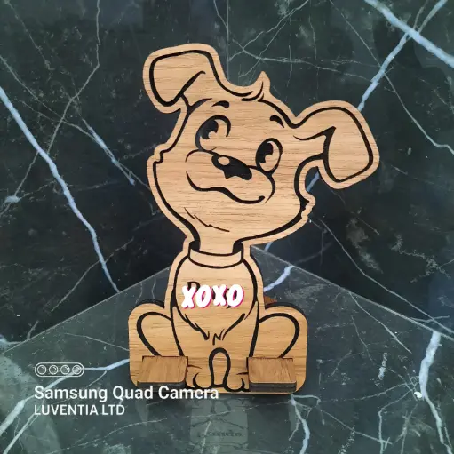 Phone Holder Engraving - Doggy
