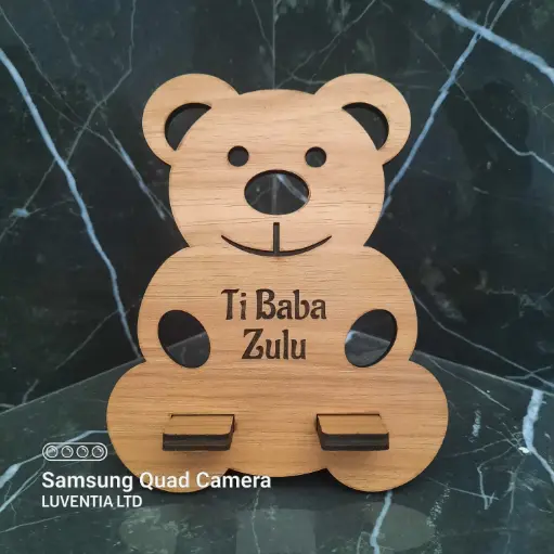 Phone Holder Engraving - Teddy