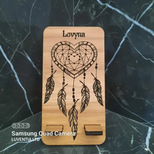 Phone Holder Engraving - Dream Catcher