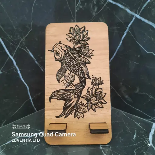 Phone Holder Engraving - KOI