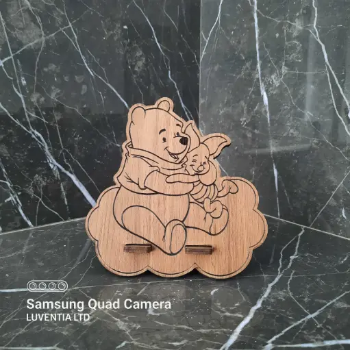 Phone Holder Engraving - Pooh & Piglet