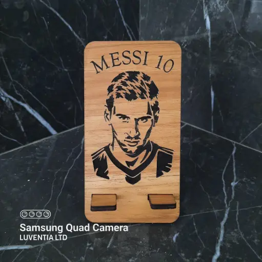 Phone Holder Engraving - Messi 10