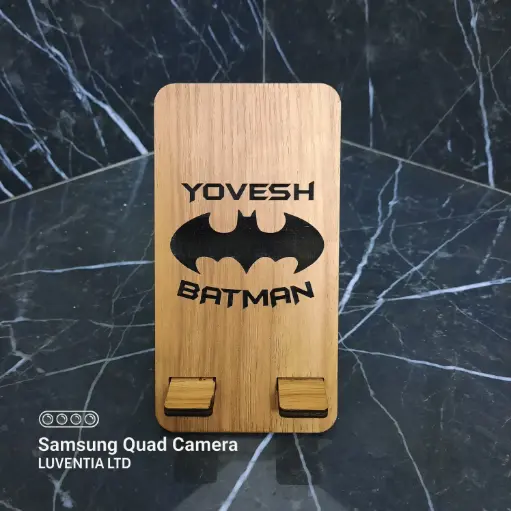 Phone Holder Engraving - Batman Logo