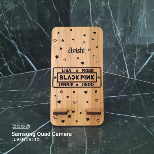 Phone Holder Engraving - Blackpink Names Rec
