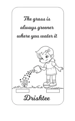 Phone Holder Engraving - The Grass is always greener