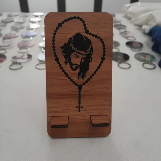Phone Holder Engraving - Jesus Christ