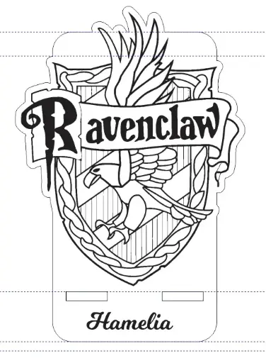 Phone Holder Engraving - Ravenclaw