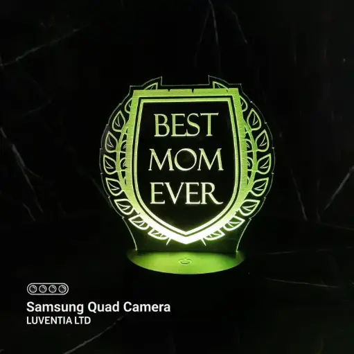 Best MoM Ever - Led Lamp - Engraving (15cm)