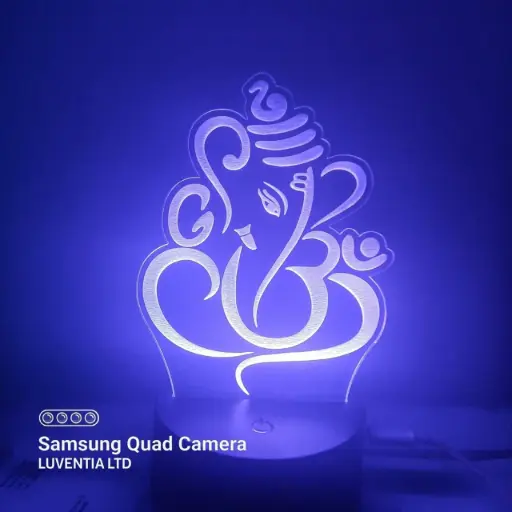 Ganesh - Led Lamp - Engraving (15cm)