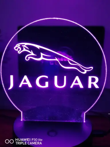 Jaguar - Led Lamp - Engraving (15cm)