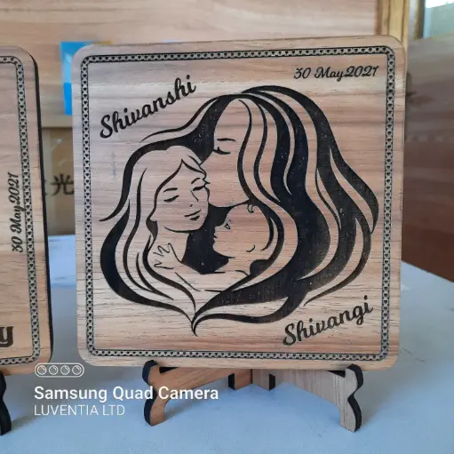 Mother & Daughters - Wooden Frame 15cm