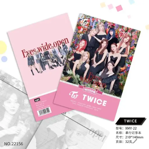 [22156] Twice - Notebook 32p (Printed on all Pages)