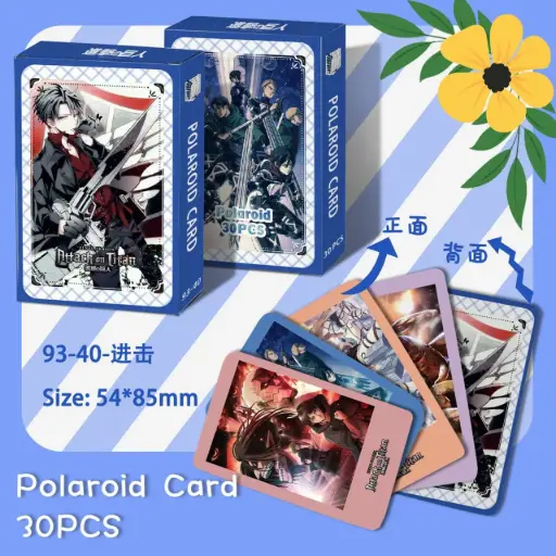 [9332] Attack On Titan - 30 Polaroid Lomo Card