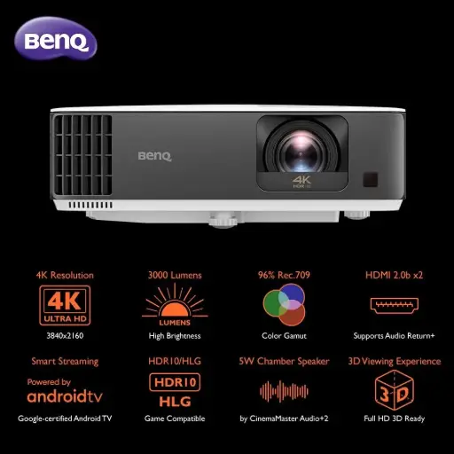 [CS-BenQ TK700STi] BenQ TK700STi | 4K 3000lm BenQ Casual Gaming Projector