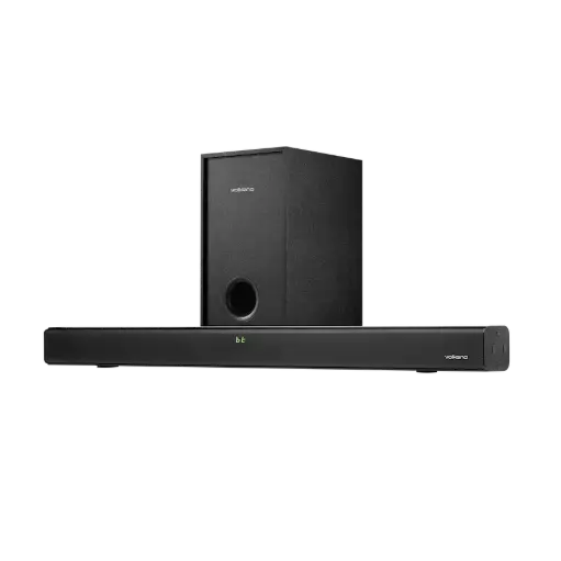 [3G-"VolkanoX Empire 2.1 Soundbar VXN-200-BK(V2)] Volkano Cascade 50w Soundbar + Wired Subwoofer