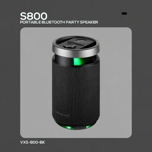 [3G - VolkanoX S800 Portable Bluetooth Party Speaker] VolkanoX S800 Portable Bluetooth Party Speaker